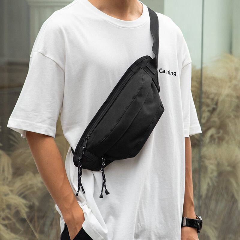 胸包男士韩版ins潮牌运动学生单