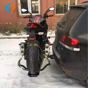 SUV汽车越野摩托车架 加强哈雷爬机改装拖车架后挂车尾挂方口钩杠