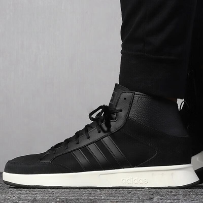 正品阿迪达斯COURT80S MID男子高帮缓震运动休闲板鞋EE9679