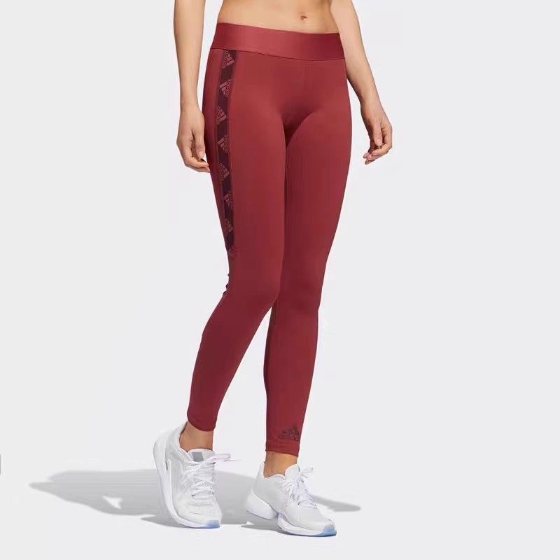 正品阿迪达斯ASK BOS T女子运动训练紧身裤长裤GC8178