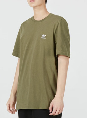 正品阿迪达斯三叶草ESSENTIAL TEE男子运动休闲宽松短袖T恤H65673