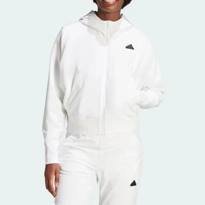 正品阿迪达斯女子连帽运动休闲百搭外套IN9483