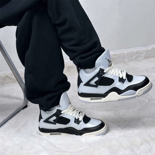 耐克AIR JORDAN 4 RETRO RMSTD大童舒适耐磨中帮篮球鞋FZ8585-070