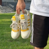 正品 FZ6271 CL男女低帮轻便耐磨运动休闲板鞋 阿迪达斯FORUM LOW
