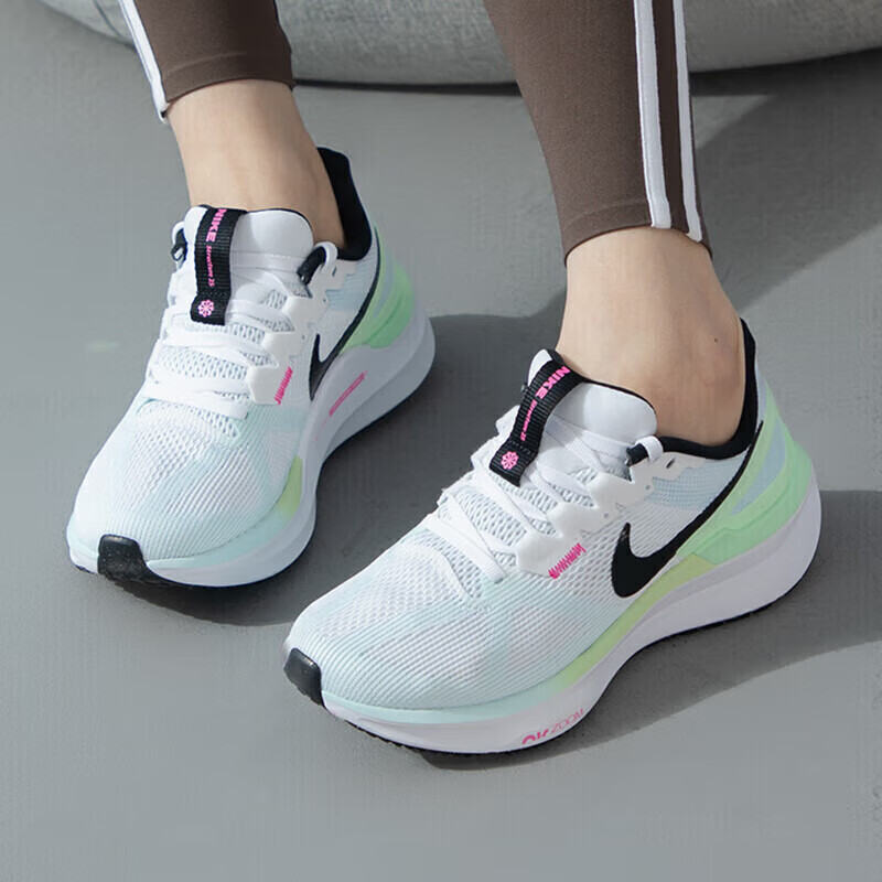 正品耐克W NIKE AIR ZOOM STRUCTURE女子跑步鞋DJ7884-105