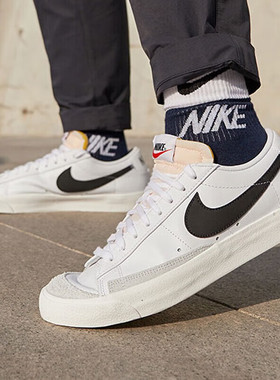 正品耐克BLAZER LOW开拓者男女低帮复古运动休闲板鞋DA6364-101