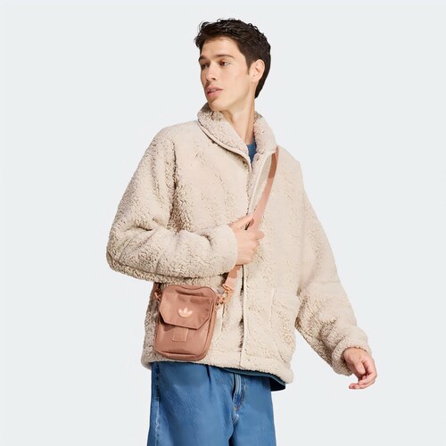 Adidas阿迪达斯正品男子三叶草 JACKET 抓绒运动夹克外套 IL5169