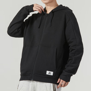 正品 阿迪達(dá)斯M LNG FT男子寬松連帽運(yùn)動(dòng)訓(xùn)練夾克外套IQ3422