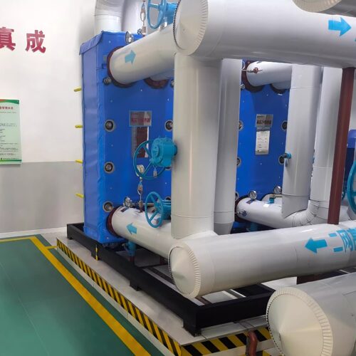板式换热器保温套保冷防火阻燃憎水玻璃纤维棉气凝胶硅酸铝牛津布