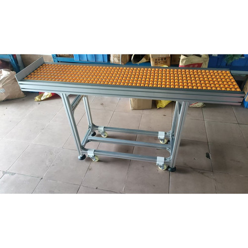 流利式工作台卸货永动力滚轮条滚