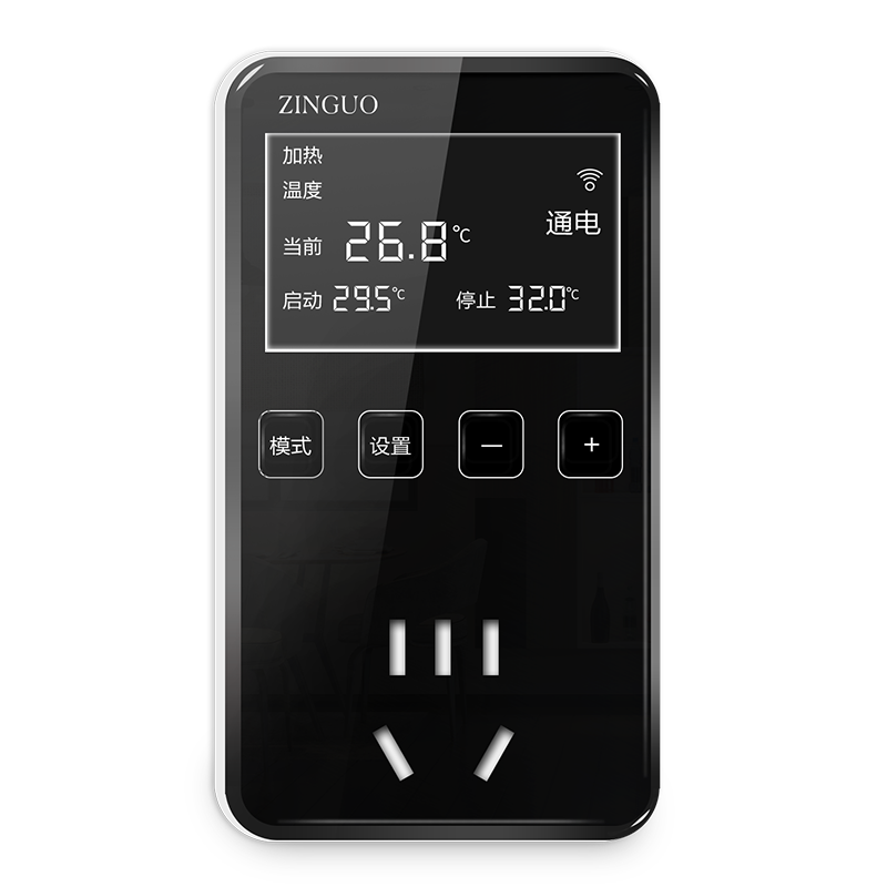 锅炉水泵温控器锅炉温度控制器暖气循环泵全自动温控开关多段智能