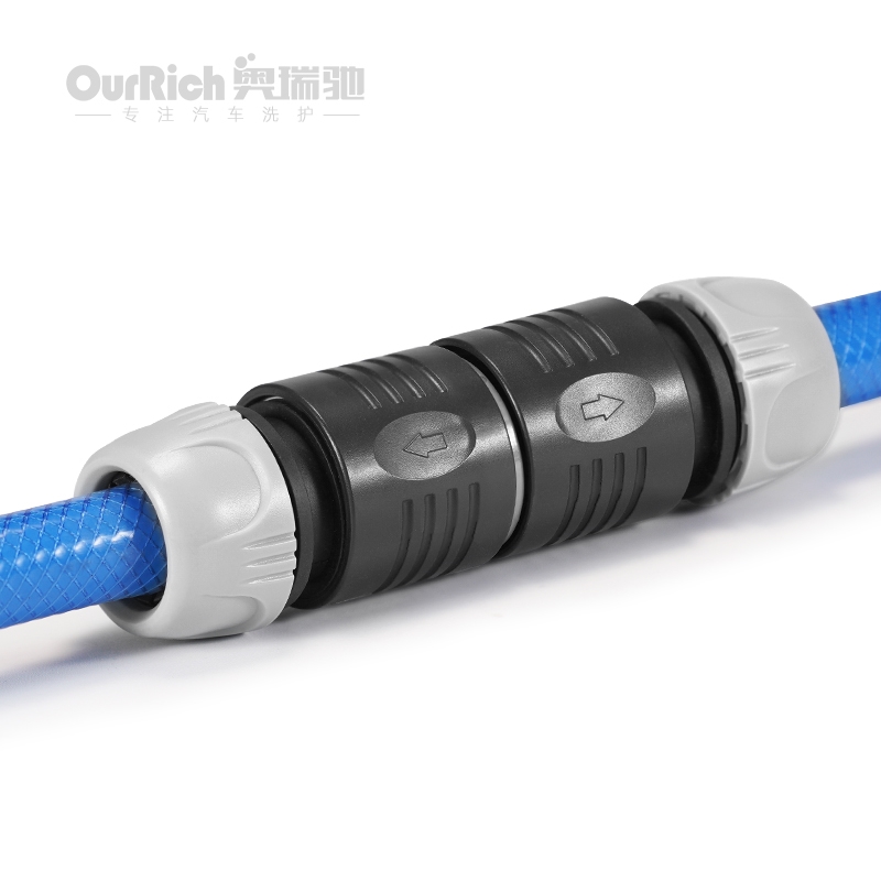 4/6分高压洗车水枪水管接口卡扣对接器直插式软管快速转换接头六
