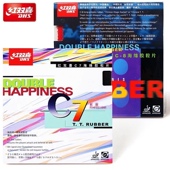 正品 8长胶套胶颗粒片 DHS红双喜C8长胶C7正胶单胶皮乒乓球拍胶皮C