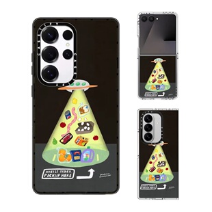 现货CASETiFY插画家Haruka Yamakawa来自太空顾客手机壳适用samsung三星S25/24Ultra+Z Flip/Fold7/6/5保护套
