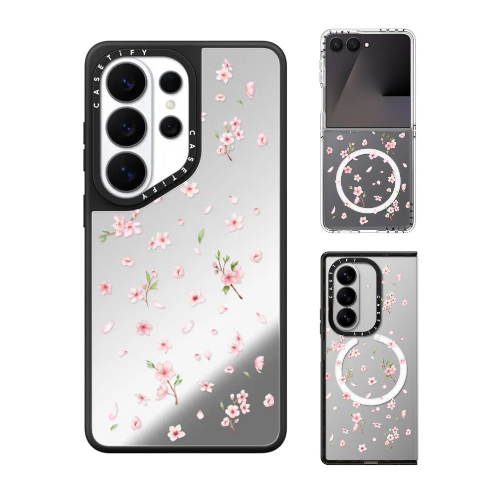 樱花娇艳CASETiFY三星磁吸手机壳