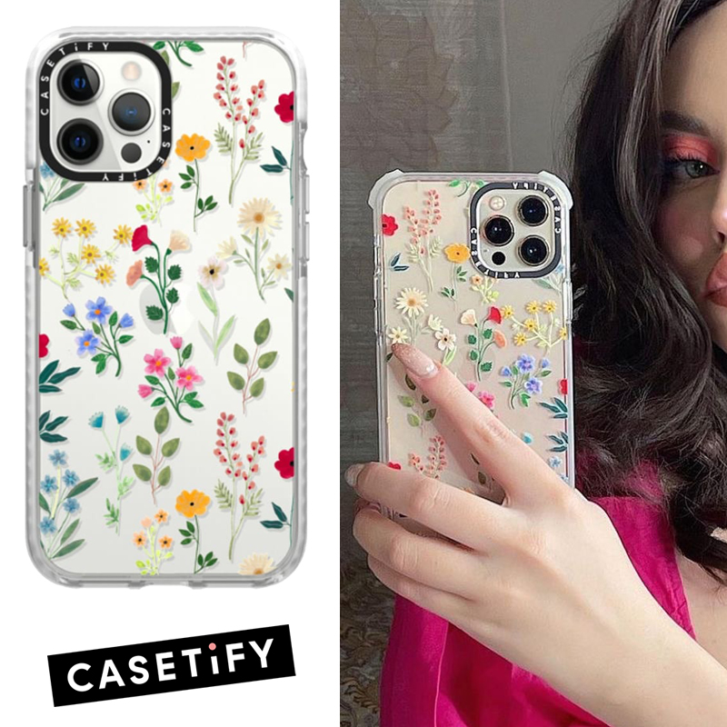 春日花卉casetify适用苹果iphone13 pro max透明手机壳12小清新11