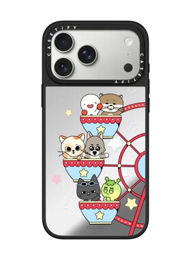 现货CASETiFY联名BBNEXDO摩天轮手机壳适用苹果iPhone17Pro/Max/Air/16/15/14/13Plus镜面磁吸保护套卡通潮牌