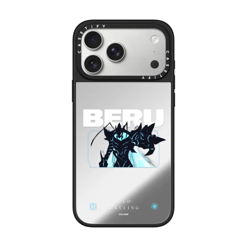 现货CASETiFY联名我独自升级影子贝尔手机壳适用苹果iPhone17ProMax/Air/16/15/14/13Plus镜面磁吸保护套潮牌