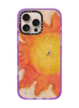 现货CASETiFY联名艺术家kazy chan飞向太阳适用苹果iPhone16ProMax磁吸手机壳15/Plus保护套14/13/12小众创意