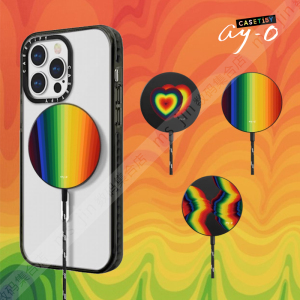 Ay-O光谱彩虹CASETiFY磁吸充电垫