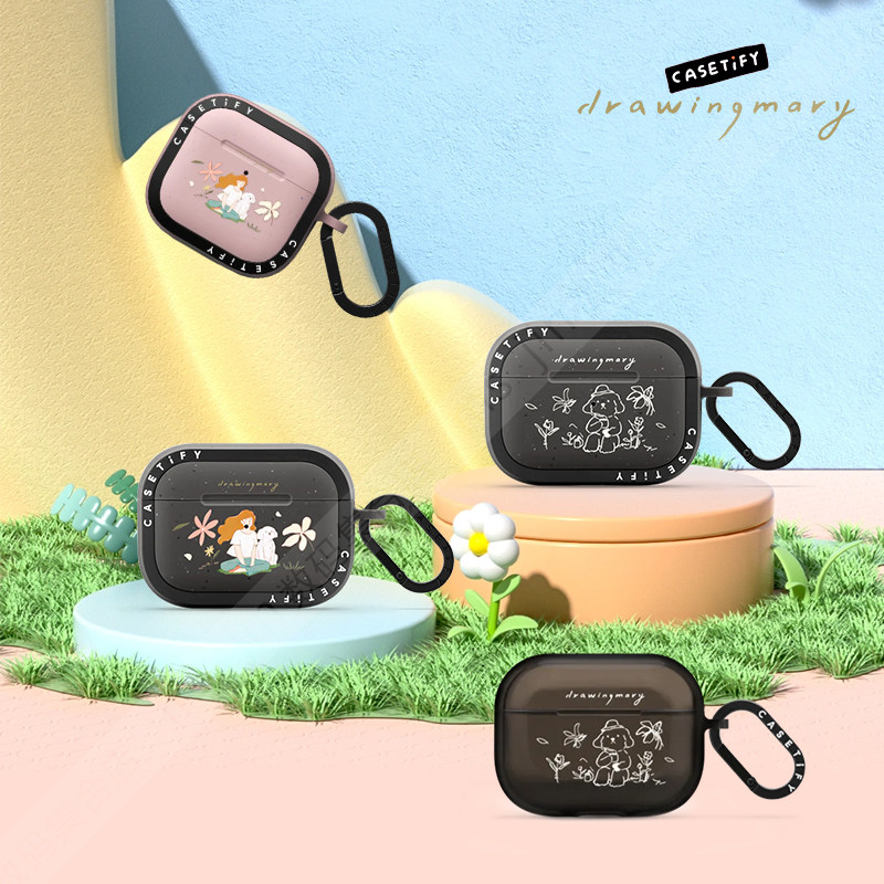 DRAWINGMARY苹果耳机壳CASETiFY