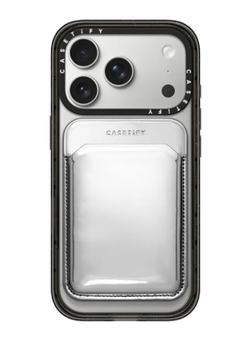 CASETiFY个性化定制可写字Snappy™立体嘭嘭磁吸手机卡套插卡包贴