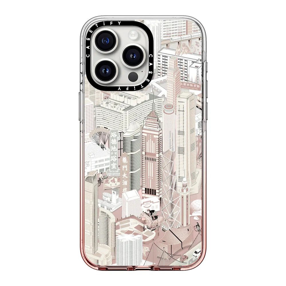 香港建筑物casetify苹果15pm潮牌