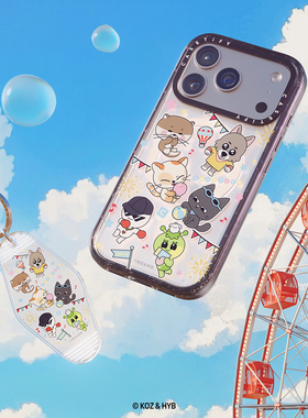 现货CASETiFY联名BBNEXDO贴纸手机壳适用苹果iPhone17Pro/Max/Air/16/15/14/13Plus镜面磁吸保护套卡通萌潮牌