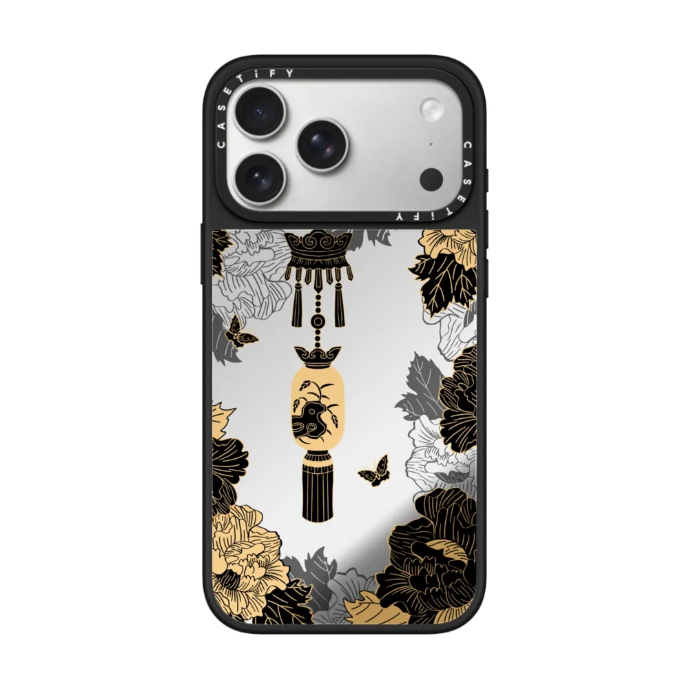 CASETiFY联名故宫世界千叶黄花银镜手机壳适用苹果iPhone17ProMax保护套Air防摔16/15/14/13Plus高端个性潮牌