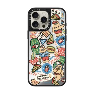 現(xiàn)貨mouggan披薩店Ohdou歐兜貼紙CASETiFY手機殼適用蘋果iPhone16ProMax 12Plus鏡面磁吸保護套潮牌