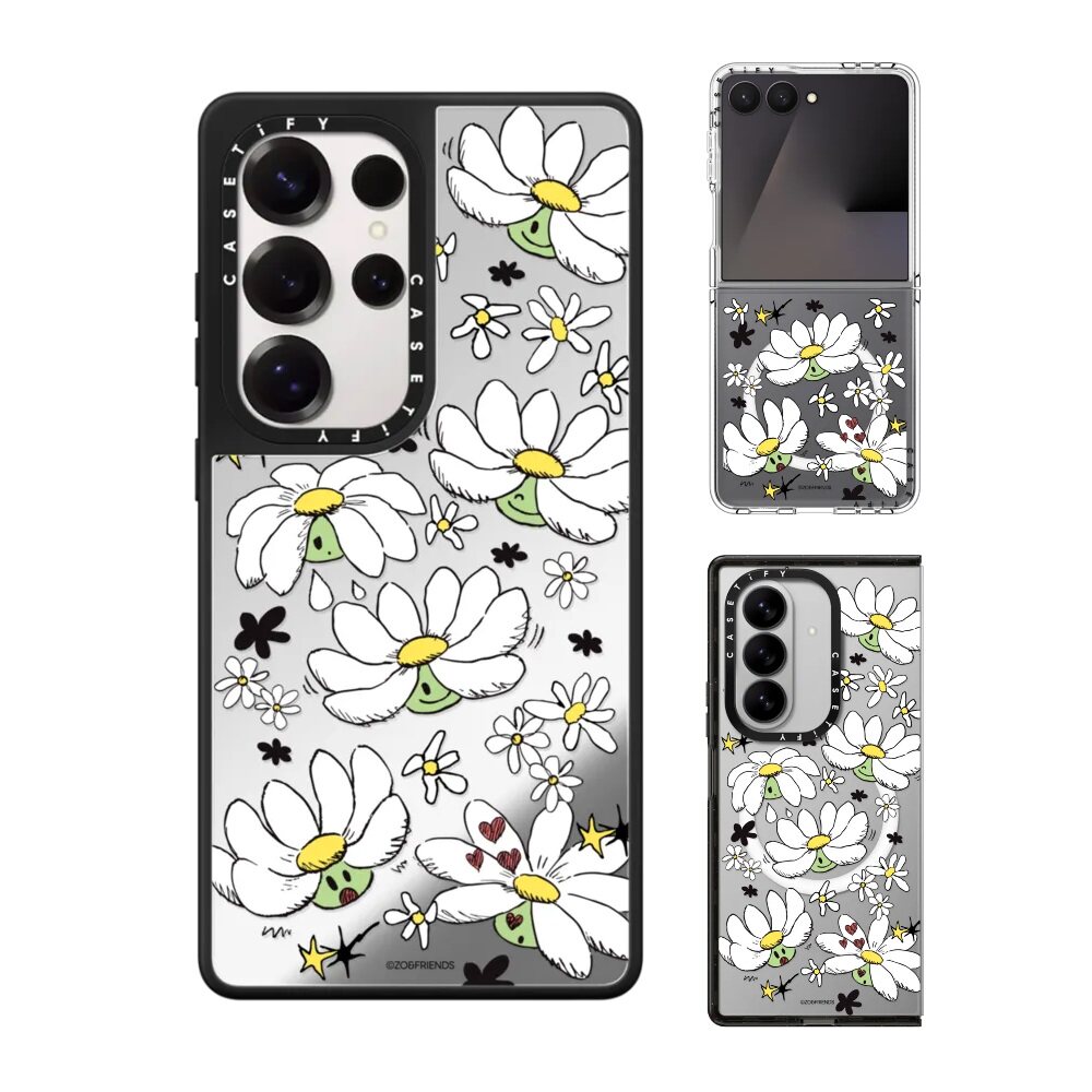 现货CASETiFY联名ZO&FRIENDS权志龙A&NE贴纸手机壳适用samsung三星S25/S24Ultra+Z Flip/Fold7/6/5磁吸保护套