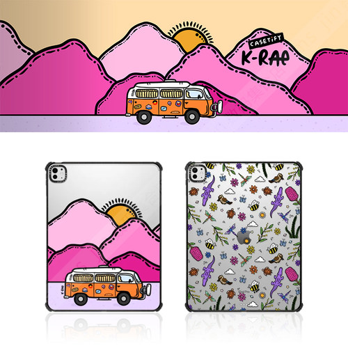K-Rae艺术家CASETiFY苹果平板壳