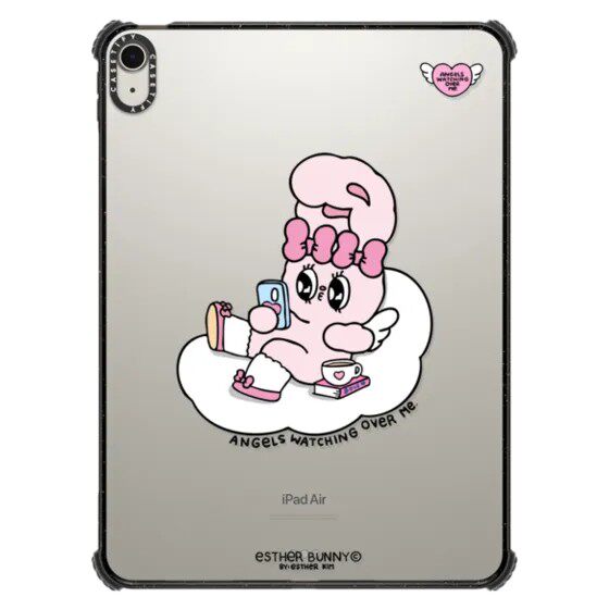 CASETiFY软萌粉兔Esther Bunny平板电脑保护套适用苹果iPad10.9Pro13/12.9/11寸Air4/5代M2/3/4壳mini6可爱潮