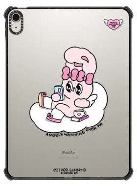 CASETiFY软萌粉兔Esther Bunny平板电脑保护套适用苹果iPad10.9Pro13/12.9/11寸Air4/5代M2/3/4壳mini6可爱潮