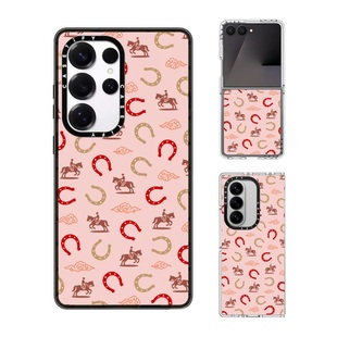 现货CASETiFY幸运马手机壳适用samsung三星S25/S24Ultra+Z Flip/Fold7/6/5磁吸防摔保护套马年新春系列卡通潮