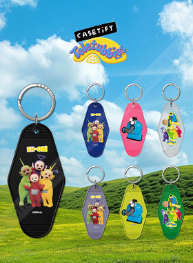 CASETiFY联名天线宝宝Teletubbies钥匙扣吊牌配件钩挂环圈个性潮
