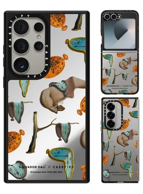 现货CASETiFY联名艺术家Poppy Starr Olsen书友会适用samsung三星S23/24Ultra+Z Flip/Fold6/5手机壳保护套潮