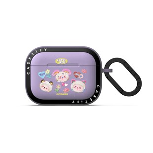 CASETiFY艺术家Slowcoaster软萌耳机壳无线蓝牙耳机保护套适用苹果AirPods4/3强韧Pro3/2/1冰霜防摔壳镜面潮