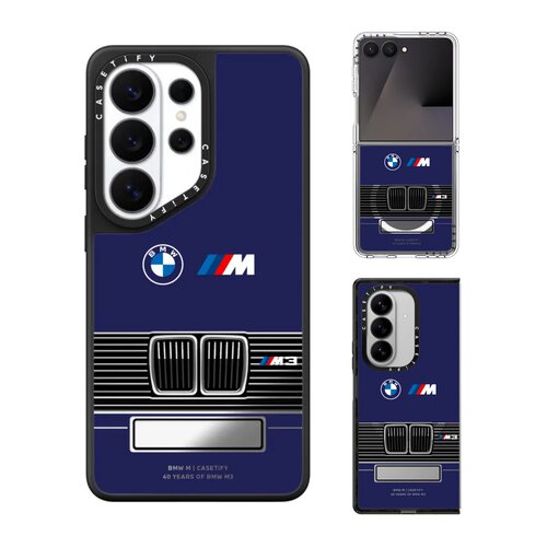 BMWM3E30车牌定制蓝三星手机壳