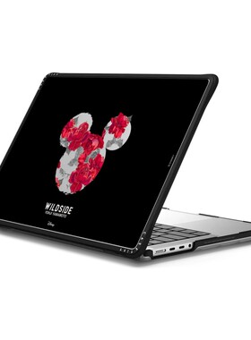 WILDSIDE迪士尼特别版CASETiFY米奇和玫瑰电脑笔记本保护套适用苹果MacBook Pro16/14/13寸Air13壳15寸M1/2-5