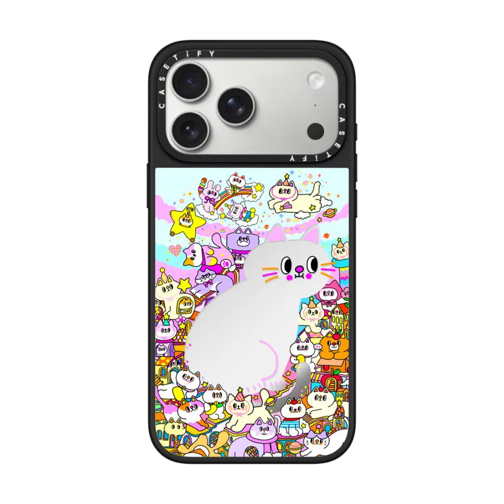 现货CASETiFY艺术家Messy Desk猫咪奇妙梦境手机壳适用苹果iPhone17ProMax/Air/16/15/14/13Plus磁吸保护套潮