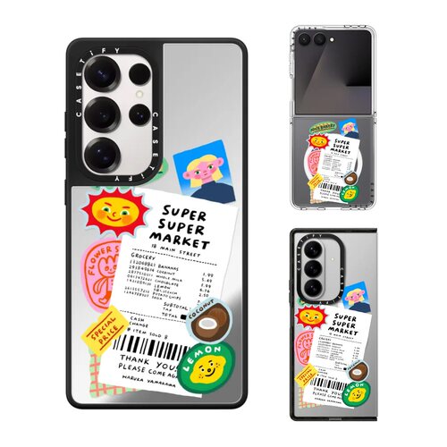 收据和贴纸CASETiFY三星手机壳潮