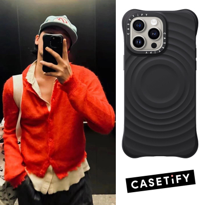 纯黑波漾壳casetify苹果17ProMax