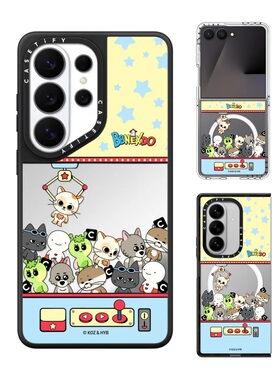 现货CASETiFY联名BBNEXDO抓娃娃机手机壳适用samsung三星S26/25/24/Ultra+Z Flip/Fold7/6镜面磁吸保护套萌潮