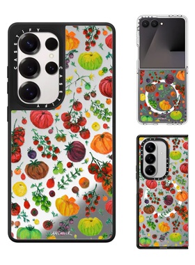现货CASETiFY艺术家Ann Marie Coolick蕃茄花园手机壳适用samsung三星S25/24Ultra+Z Flip/Fold7/6/5保护套潮
