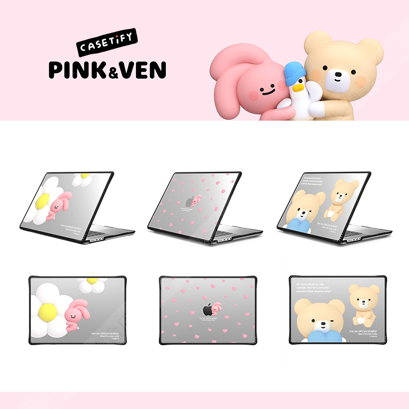 CASETiFY联名艺术家Pink & Ven电脑笔记本保护套适用苹果MacBook Pro16/14/13寸Air13