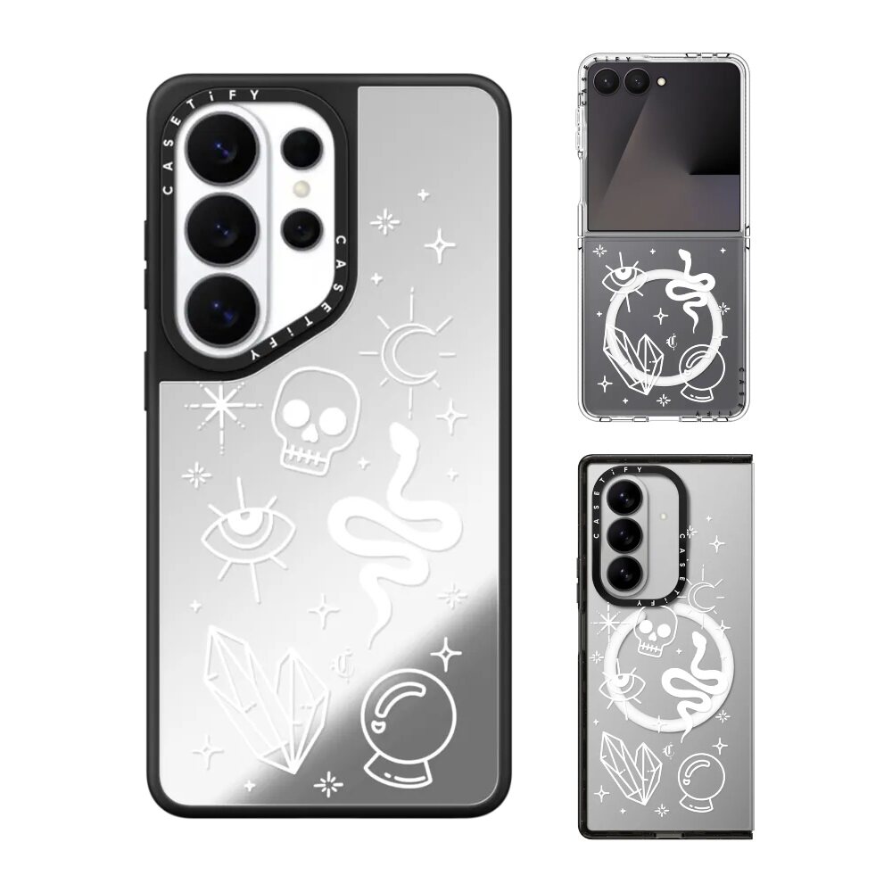 现货CASETiFY艺术家Chiara LB Art女巫氛围手机壳适用samsung三星S26/25/24Ultra+Z Flip/Fold7/6磁吸保护套