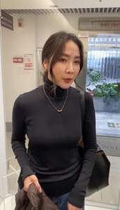 串珠毛衣项链widelia十三行韩国老板娘同款秋冬钛钢项链女