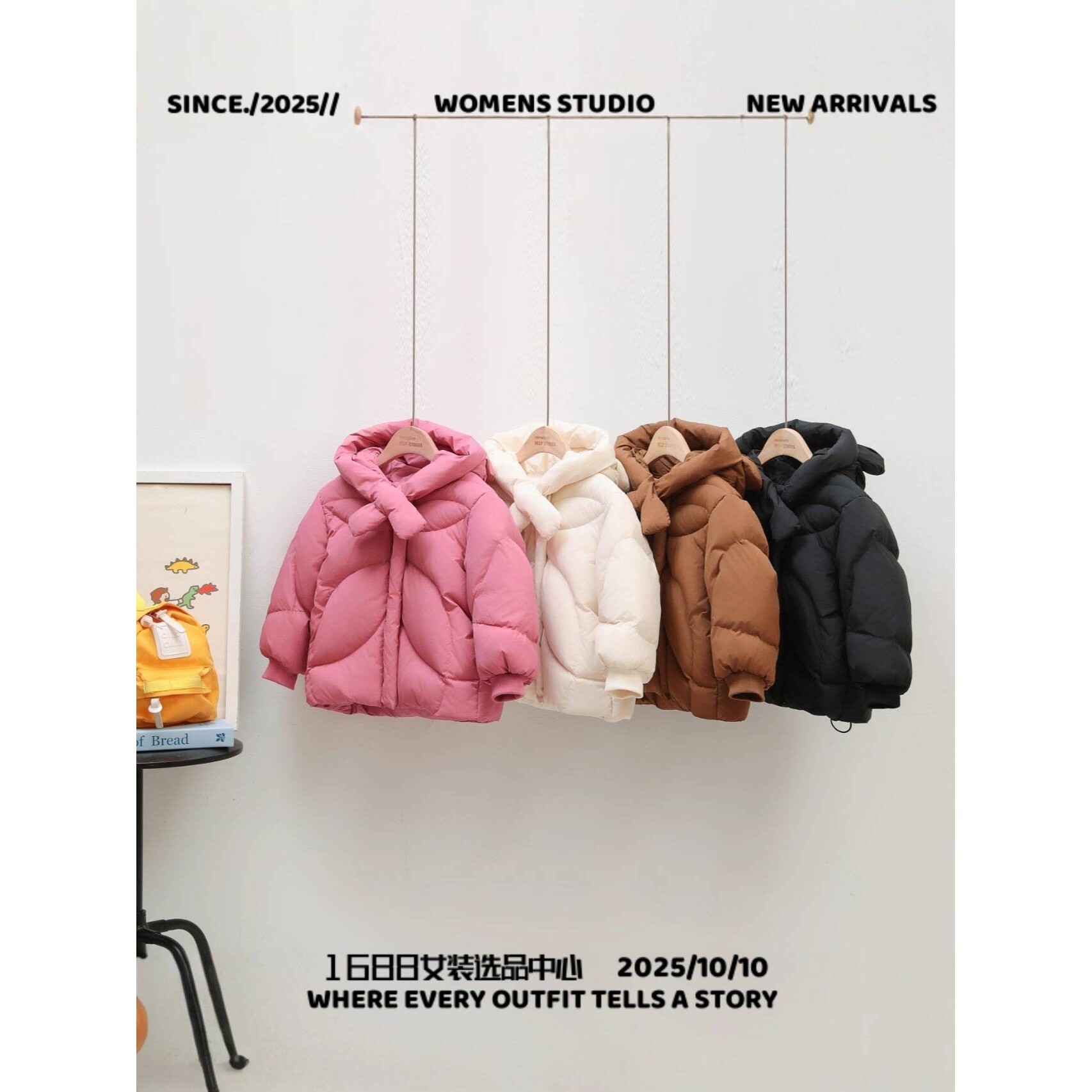 南京科曼羽绒女款儿童白鸭绒服秋冬季新款宝宝三防冬装男女童冬款