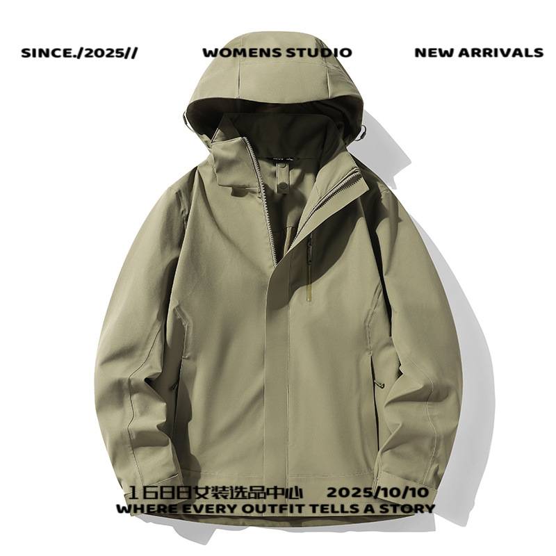 开乐服饰冲锋衣冲锋衣三合一可拆卸羽绒两件套男户外大码防水登山